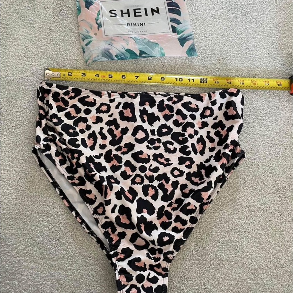 New Maternity swimsuit bottom - leopard print - size small